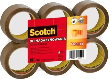 Picture of 3M Tama pakowa SCOTCH® (S5066F6), akrylowa, 50mm, 66m, brzowa - 8021684006005