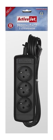 Изображение Activejet 3GNU-1,5M-C power strip with cord