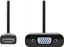 Изображение Adapter AV Nedis Nedis CCGB34900BK02 adapter kablowy 0,2 m HDMI Typu A (Standard) VGA (D-Sub) + 3.5mm Czarny