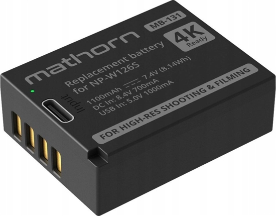 Picture of Akumulator ExtraLink Bateria Mathorn MB-131 1100mAh USB-C zamiennik NP-W126S