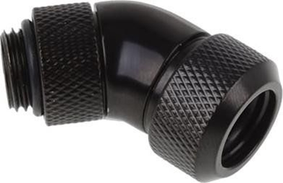 Picture of Alphacool Alphacool Eiszapfen 45° pipe connection 1/4" on 13mm, black - 17407