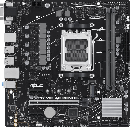 Picture of ASUS PRIME A620M-E-CSM AMD A620 Socket AM5 micro ATX