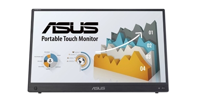 Attēls no ASUS ZenScreen MB16AHT computer monitor 39.6 cm (15.6") 1920 x 1080 pixels Full HD Touchscreen Black