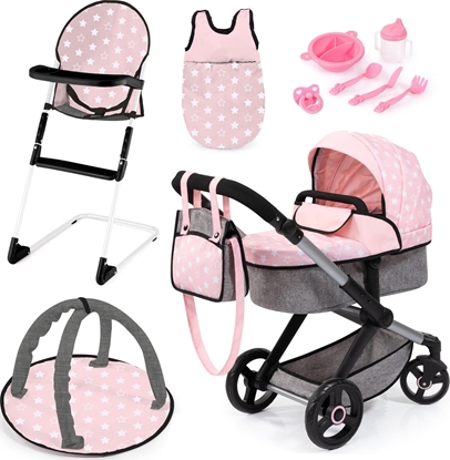 Picture of Bayer Bayer Wózek dla lalek XEO róowo-szary 17030AB