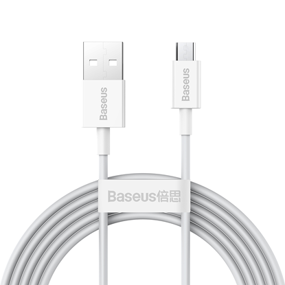 Attēls no Baseus Superior micro USB kabelis 2A | 2m balts