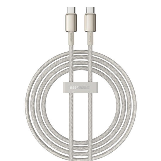 Изображение Baseus Tungsten Gold Cable USB-C to USB-C 100W 2m