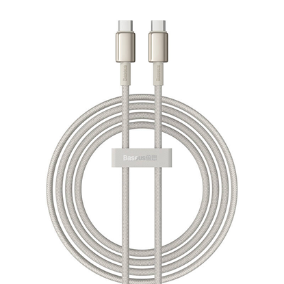 Picture of Baseus Tungsten Gold Cable USB-C to USB-C 100W 2m