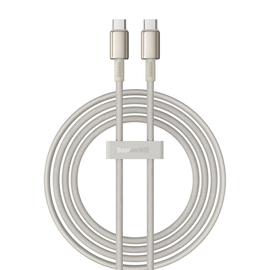 Picture of Baseus Tungsten Gold Cable USB-C to USB-C 100W 2m