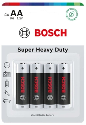 Attēls no BATERIA BOSCH  4SZT AA SUPER HEAVY DUTY R6SHD4B/00