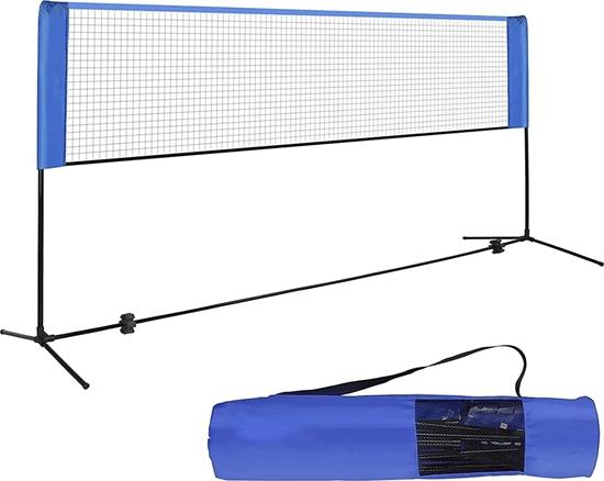 Изображение Best Sporting ZESTAW REGULOWANY DO BADMINTONA TENISA SIATKÓWKI 4W1