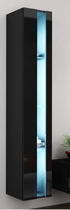 Picture of Cama Shelf unit VIGO NEW 180/40/30 black/black gloss