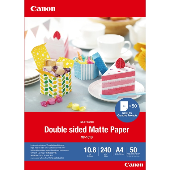 Picture of Canon MP-101 D A 4, 50 Sheets Double sided Matte Paper, 240 g