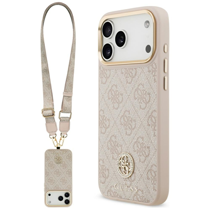 Picture of Case Guess 4G Strass Logo & Big Strap    Metal But