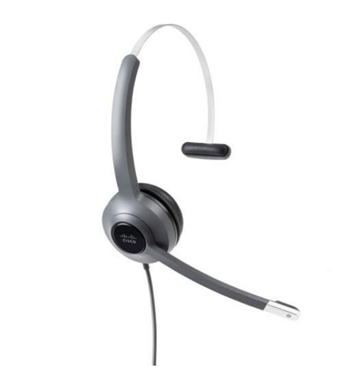 Picture of Cisco 521 Headset Wired Head-band Office/Call center Black, Grey