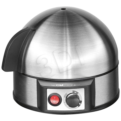 Picture of Clatronic EK 3321 egg cooker 7 egg(s) 400 W Black, Stainless steel