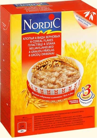 Изображение Četru graudu pārslas NORDIC, 600g