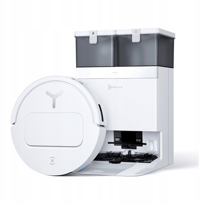 Picture of Ecovacs Robotic Vacuum Cleaner | DEEBOT T50 PRO OMNI | Wet&Dry | Li-ion | 6400 mAh | Dust capacity 0.26 L | 15000 Pa | White