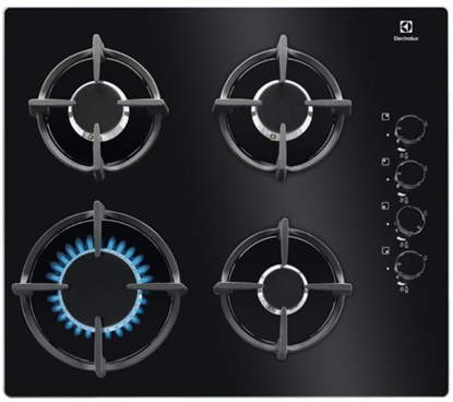 Attēls no Electrolux EGG6407K Black Built-in 59 cm Gas 4 zone(s)