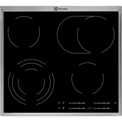 Attēls no Electrolux EHF46547XK Black Built-in Ceramic 4 zone(s)