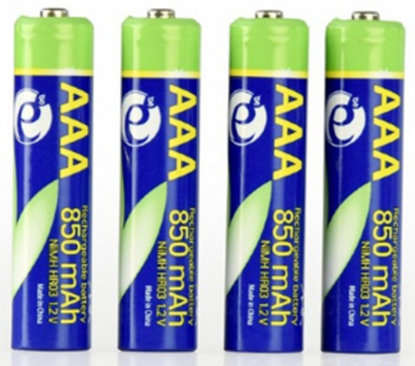 Attēls no Energenie Rechargeable AAA Batteries 4pcs