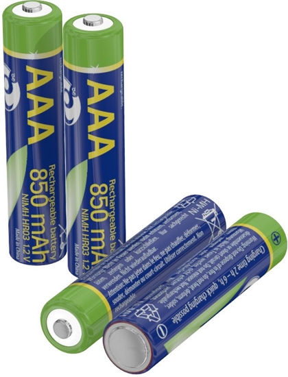 Изображение Energenie Rechargeable AAA Batteries 4pcs 8716309114875