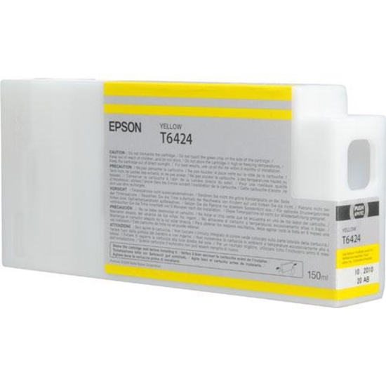 Picture of Epson T6424 Yellow Ink Cartridge (150ml)