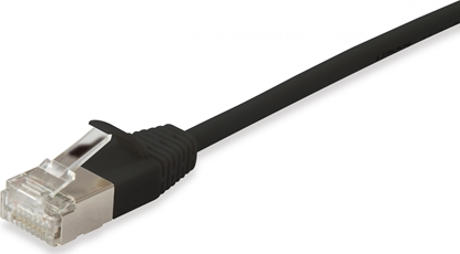 Attēls no Equip Cat.6A F/FTP Slim Patch Cable, 0.25m, Black