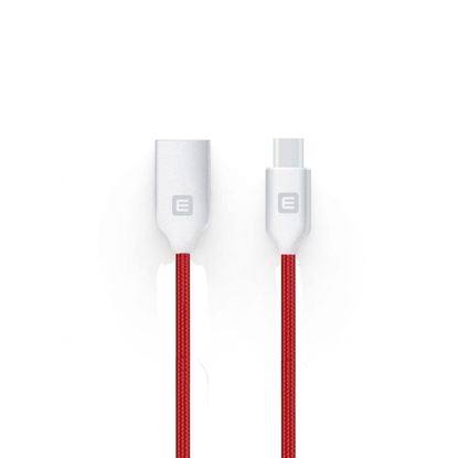 Attēls no Evelatus Data Cable for Type-C devices TPC06 1m Red