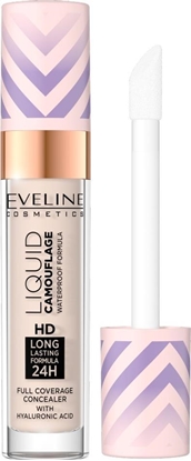 Attēls no Eveline EVELINE_Liquid Camouflage HD wodoodporny korektor z kwasem hialuronowym 01 Light Porcelain 7,5ml