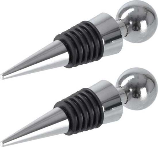 Изображение Excellent Houseware Zatyczka / korek do wina butelek nierdzewny 2 szt.