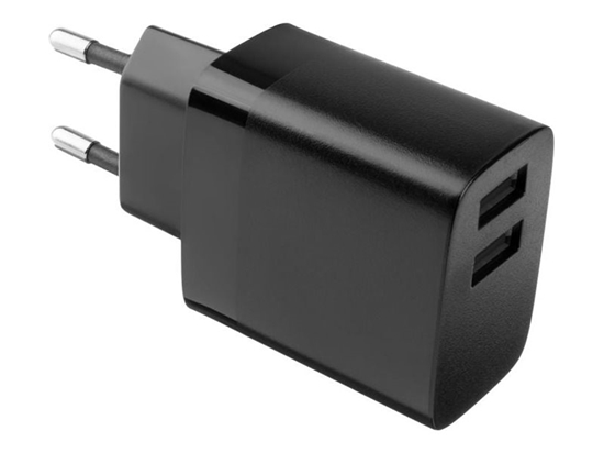Picture of Fixed | Dual USB Travel Charger 17W | FIXC17N-2U-BK