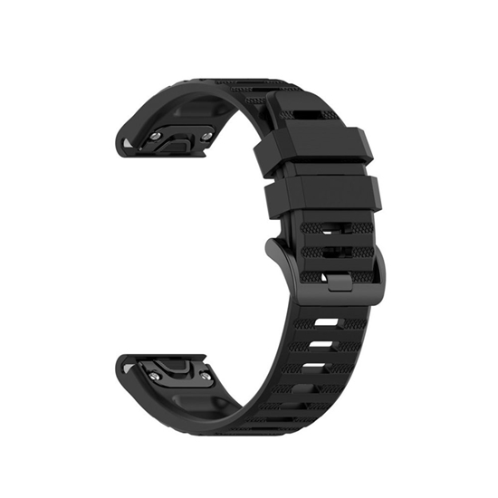 Picture of Fixed | Silicone Strap for Garmin QuickFit 26mm | Black