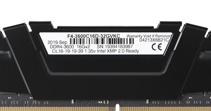 Picture of G.Skill Ripjaws V F4-3600C16D-32GVKC memory module 32 GB 2 x 16 GB DDR4 3600 MHz