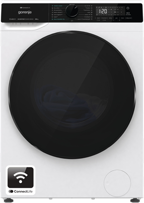 Picture of Gorenje Washing Machine with Dryer | WD2PA964ADW | Energy efficiency class A/D | Front loading | Washing capacity 9 kg | 1400 RPM | Depth 55 cm | Width 60 cm | Display | LED | Drying system | Drying capacity 6 kg | Steam function | Wi-Fi | White