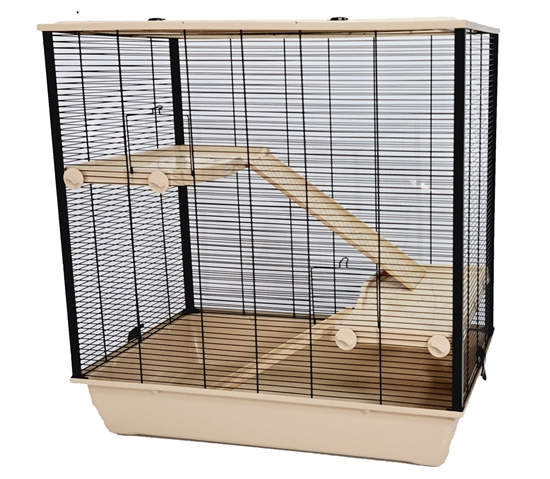 Picture of INTER-ZOO Frodo + Plastic Beige - cage for a hamster