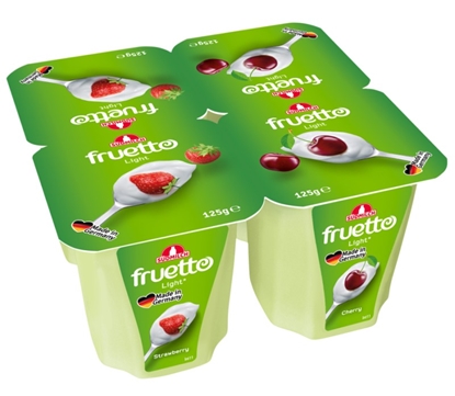 Picture of Jogurta deserts Fruetto Light zemeņu, ķiršu 0,2% 125g