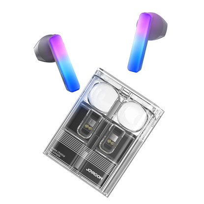 Изображение Joyroom TWS Joyroom JR-TC1 IceLens Series wireless headphones with LED lights - black