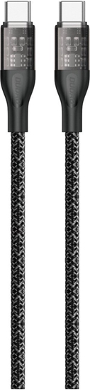 Picture of Kabel USB Dudao USB-C - USB-C 1 m Czarny (DDA266)