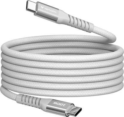 Изображение Kabel USB Neutralle USB-C - USB-C 1.2 m Szary (31854)
