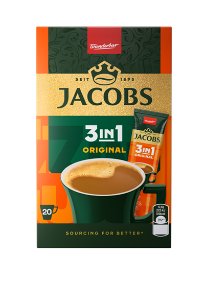 Picture of Kafijas dzēriens Jacobs 3in1, 252g (20x12.6g)