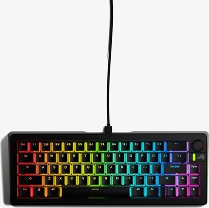 Изображение Klawiatura Glorious Glorious GMMK 3 100 % Custom Gaming-Tastatur - Pre-Built, ANSI (US), Fox Switches, schwarz