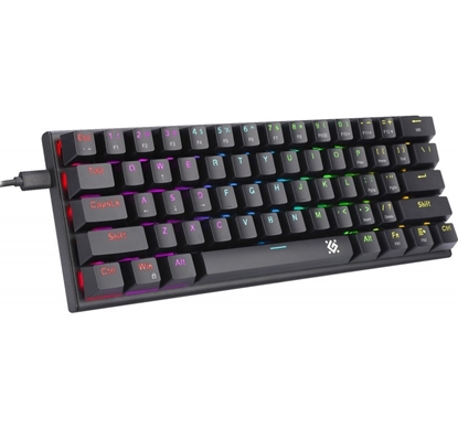Изображение Klawiatura mechaniczna CAIRON GK-081 podświetlenie RGB Czarna