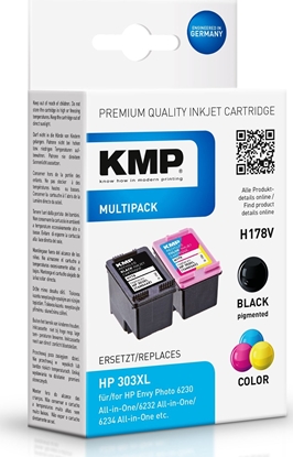 Picture of KMP H178V Promo Pack BK/Color comp. with HP 3YN10AE
