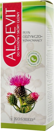 Picture of Kosmed Kosmed Aloevit Pyn odywczo-wzmacniajcy do wosów i skóry gowy 100ml