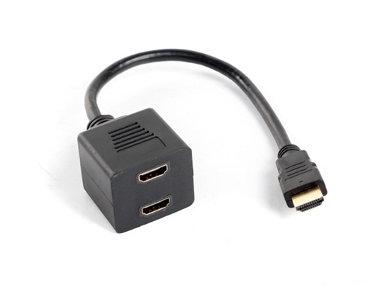 Picture of Lanberg AD-0019-BK video splitter HDMI 2x HDMI