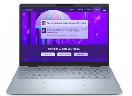 Picture of Laptop Dell 14 Plus DB14250 Win11Pro Ultra 9 288V/32GB/1TB/14.0 FHD+ Touch/Arc/FgrPr/WLAN + BT/Backlit Kb/4 Cell/3Y ProSupport