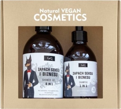 Изображение LAQ_SET Doberman Edycja Limitowana el pod prysznic 8w1 500ml + szampon dla facetów 1w1 300ml