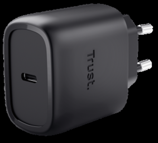 Изображение Lādētājs Trust Maxo 45W Black USB-C + 2m USB-C Cable Black