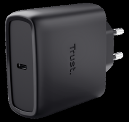 Изображение Lādētājs Trust Maxo 65W Black USB-C + 2m USB-C Cable Black