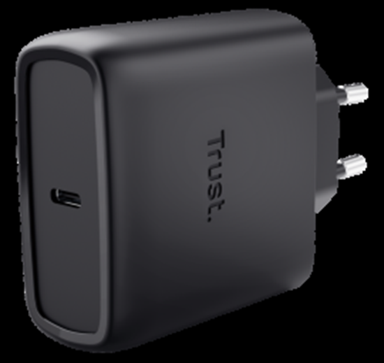 Изображение Lādētājs Trust Maxo 65W Black USB-C + 2m USB-C Cable Black